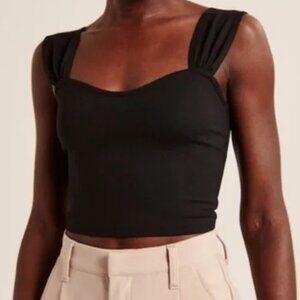 Abercrombie Seamless Fabric Sweetheart Top